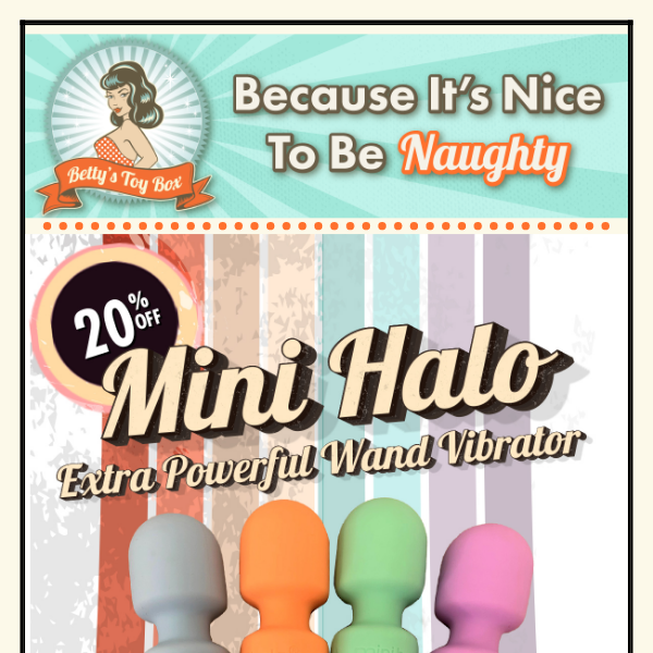 Mini Halo - Extra Powerful Wand Vibrators