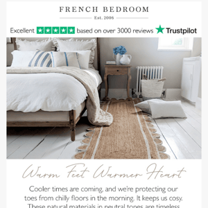 Warm Feet, Warmer Hearts With French Bedroom's New Additions