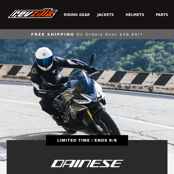 Dainese Summer Sale - ENDS TOMORROW!