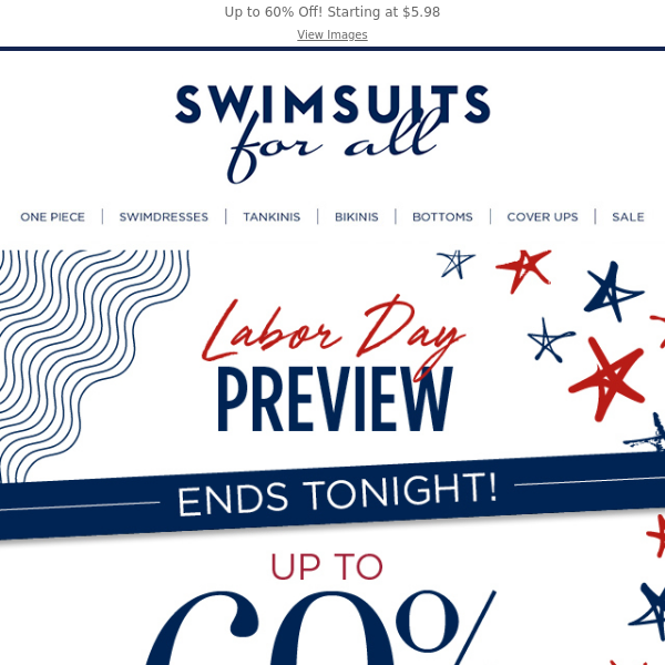 🚨 ENDS NOW: $9 Swimstyles 