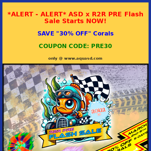ASD PRE Flash Sale - 5 DAYS - 30% off - LPS, ACROS, SOFTIES - NEW SHIPMENTS!