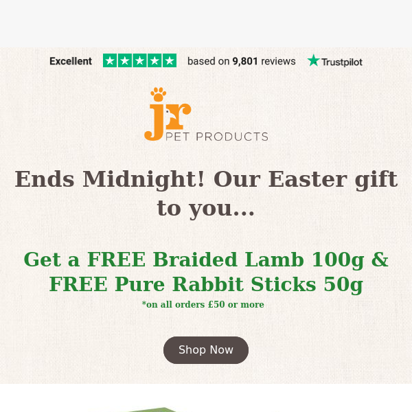 Ends Midnight | FREE gift worth £9.98