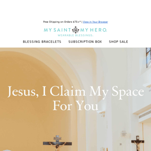 Jesus, I Claim My Space For You