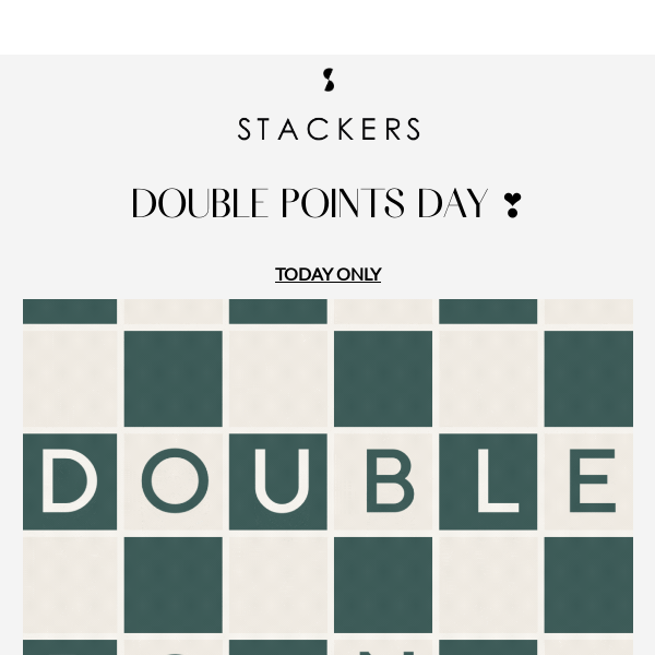 DOUBLE POINTS 🤑 Today Only!