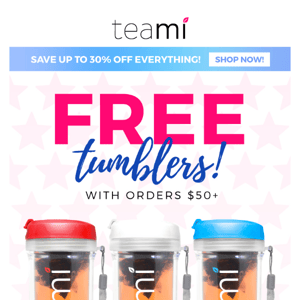 5 hrs left ⏰ Claim your FREE Tumbler!