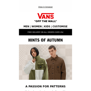 HINTS OF AUTUMN: A passion for patterns