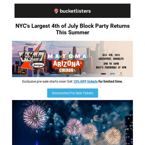 🎇 NYC's Largest '4th of July' Block Party Returns