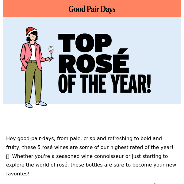 Top 5 Rosé of the Year 🍷!