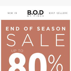 UP to 80% OFF 🤸‍♀️✨ End of Season Sale