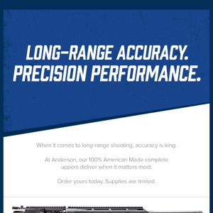 Precision uppers for your next long-range build.