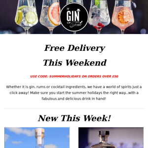 Free Delivery This Weekend!