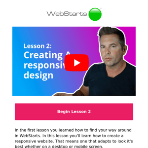 Lesson 2 - Creating A Responsive Design