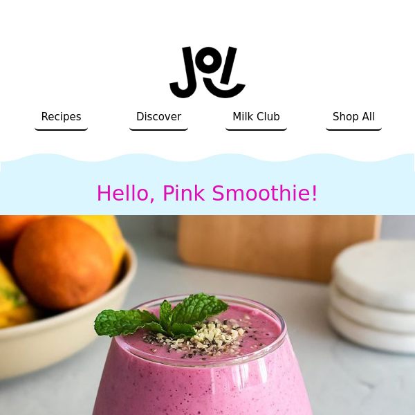 💗💚 Pink is the New Green:  NEW Smoothie Alert!