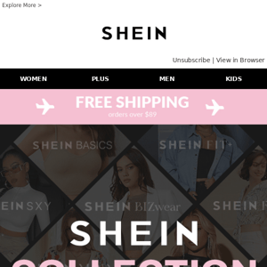 SHEIN Collection| Discover your style without limitations.