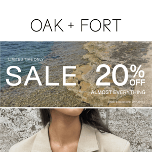 20% OFF EVERYTHING​