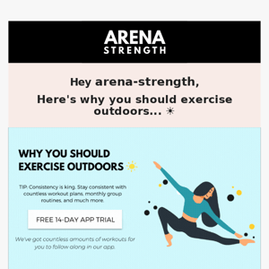 The Benefits of Exercising Outside