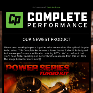 Power Series Turbo Kit
