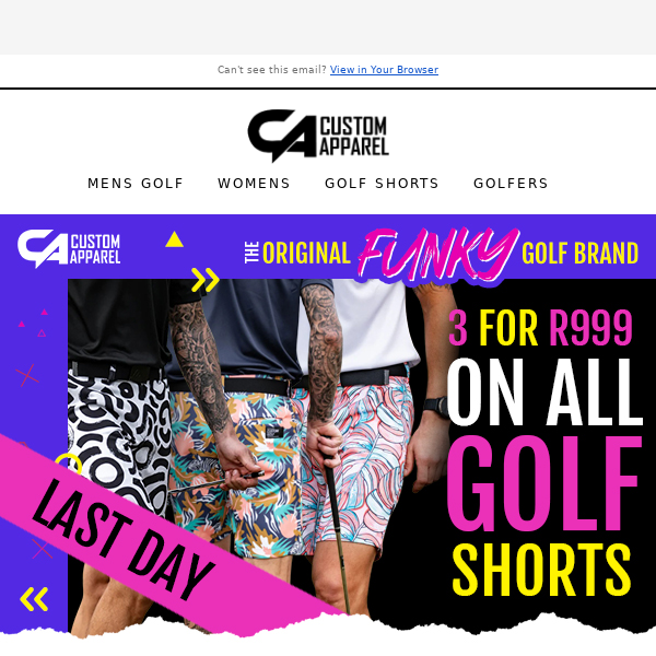 LAST DAY! 3 for R399 Shorts Sale 😱 👀