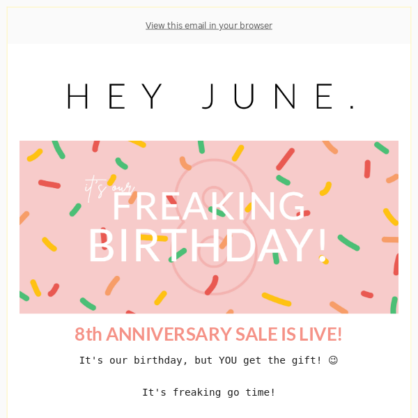 I'm emotional: 8 years in business = sale + tears + gratitude ❤️ 😭