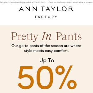 Shop The Pants We’re Loving, Now Up to 50% Off