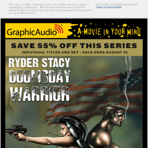 55% Off Doomsday Warrior post-apocalyptic action series by Ryder Stacy
