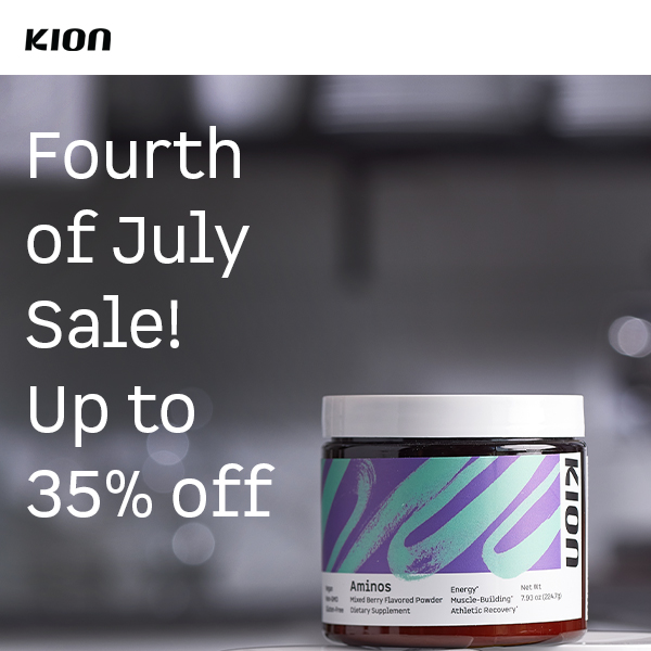The Kion Fourth of July Sale starts NOW! 💥