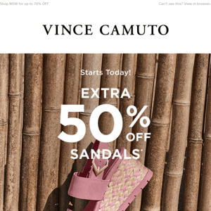 Today's 50% off Vince Camuto handbag sale is a run-don't-walk kind of a  sale!