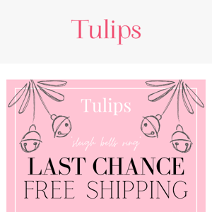 FREE SHIPPING ENDS TONIGHT