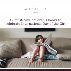 📚 17 must-have children’s books to celebrate International Day of the Girl