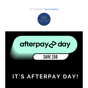 *$50 OFF COURSES* Afterpay Day Offer!