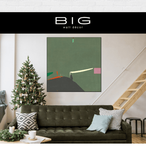 Deck The Walls with Massive Artwork 🎄