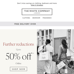 Up to 50% off continues, but not for long