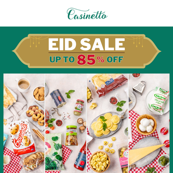 EID SALE CONTINUES: Up to 85% off on Ice Cream & Snacks!