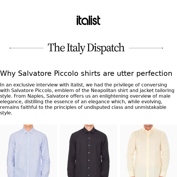 The Italy Dispatch 🇮🇹 exclusive Salvatore Piccolo interview + travel tips for Italy