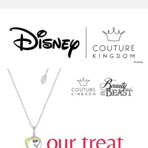 ☕ Free Gift Alert! Disney Mrs Potts Necklace - Couture Kingdom UK