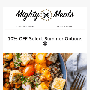 🥗 New Menu Items & 10% OFF Select Summer Options 😎