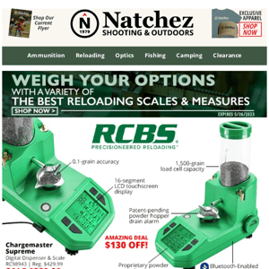 Weigh Your Options with a Variety of the Best Reloading Scales & Measures