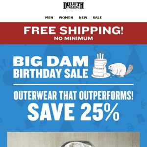 Oops - Let’s Try This Again! Outrageous DEALS - 25% OFF Men’s Outerwear!