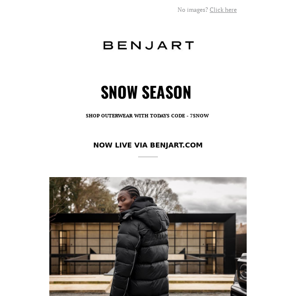 Shop Outerwear With Code - 7SNOW - Valid For Today Only - Benjart.com