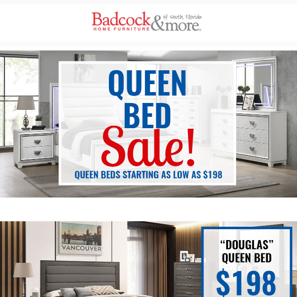 Queen Bed Sale!