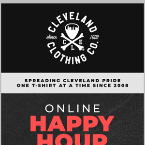 20% Off online happy hour starts now!