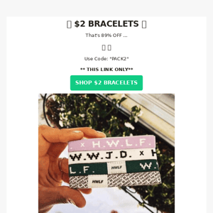 ⚡️ $2 BRACELETS ... ⚡️