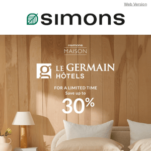 Le Germain Hôtels on promo