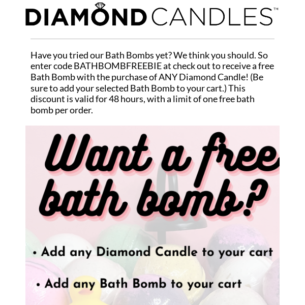 A free bath bomb for you 💝