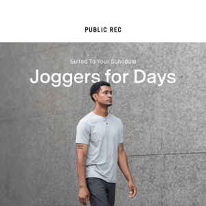 Discover Your Perfect Jogger at PUBLIC REC 🏃‍♂️