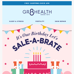 It's Our Birthday 🎉SALE-A-BRATE with 15% Off Sitewide