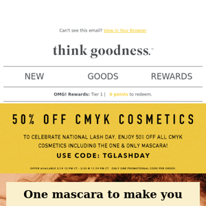 THIS IS NOT A DRILL! 50% off CMYK Cosmetics! ✨💫✨