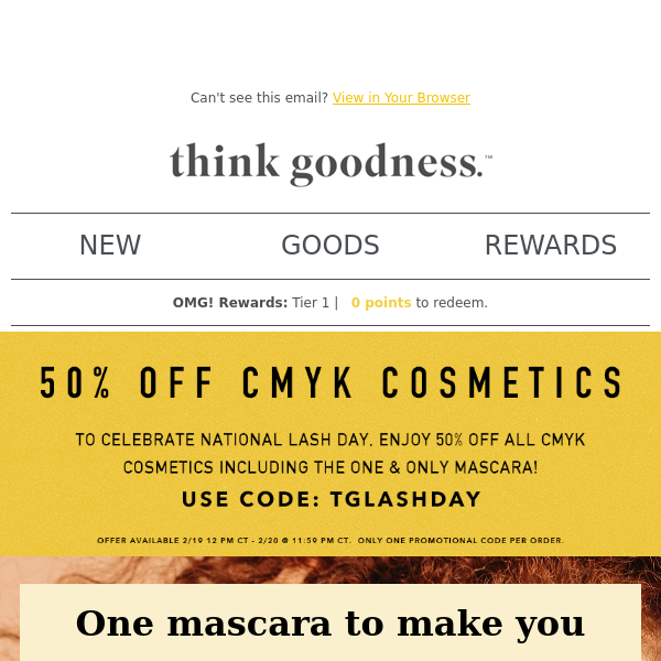 THIS IS NOT A DRILL! 50% off CMYK Cosmetics! ✨💫✨