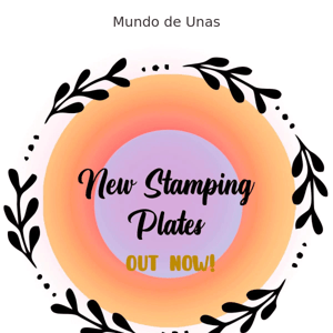 DESIGNER´S STAMPING PLATES – Mundo de Unas