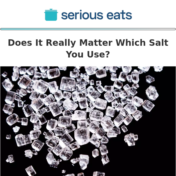 Does It Really Matter Which Salt You Use?